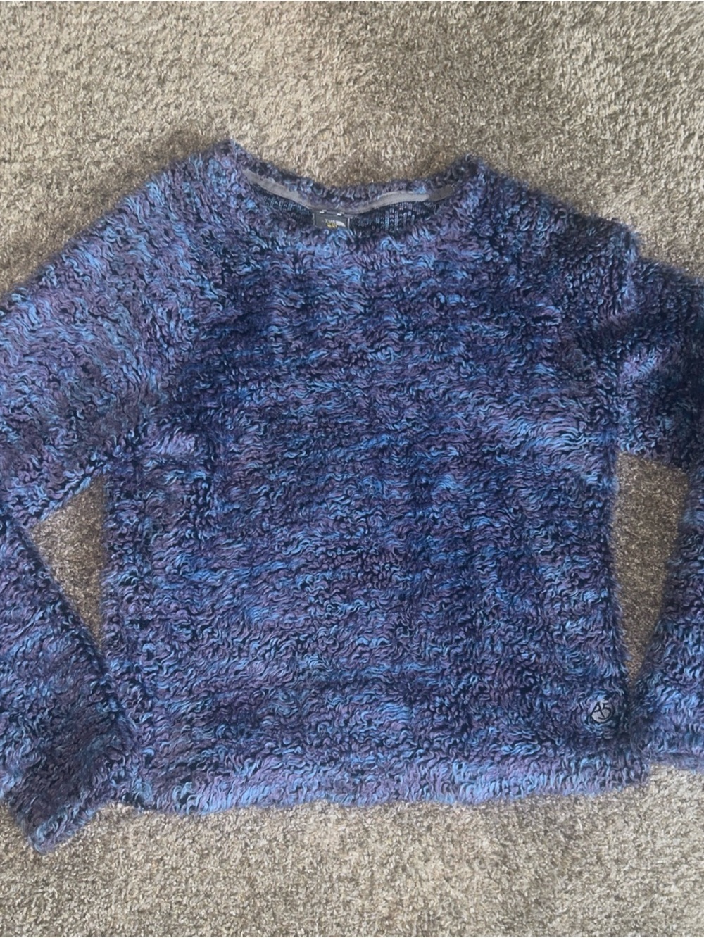 The North Face Women's A5 Series Pullover Purple Blue Sweater Sz Small
